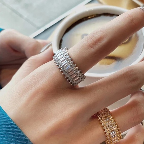 ✨Insta Sterling silver shiny open ring - Picture 2 of 5